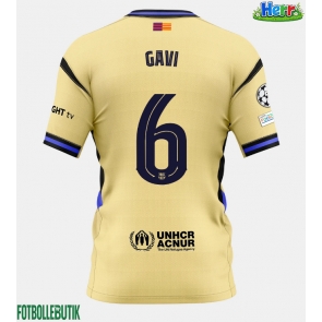 Barcelona Paez Gavi #6 Bortatröja 2025-26 Kortärmad